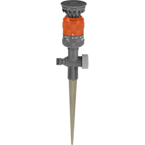 GARDENA Irrigatore circolare Vario Comfort su picchetto: per l'irrigazione da 90°-360° di superfici fino a 225 m², gittata max 17 m (1949-20) (1/4)