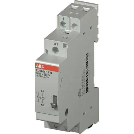 ABB Installationsrelais 1TE elektr REG 1S AC 24V/UC 16A 250V E297-16-10/24 (1/2)