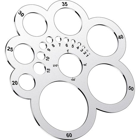 Règle de coupe d'angle en acier inoxydable pour outils de maroquinerie, coupe-angle rond pour projets de cuir (1/5)