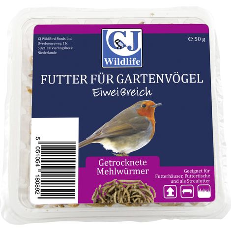 Mehlwürmer 50 g Vogelfutter (1/3)