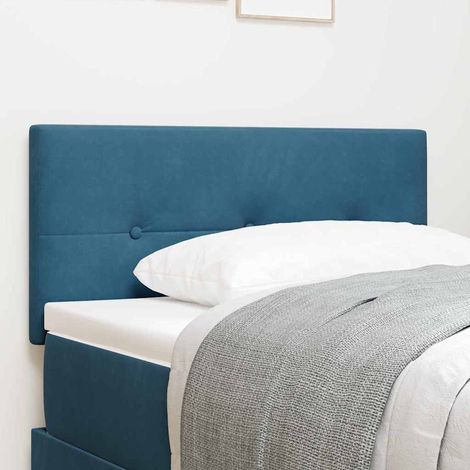 Kopfteil Dunkelblau 90 cm Samt