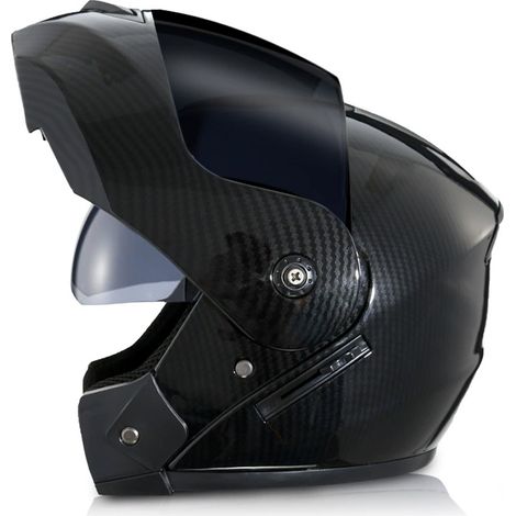 1 casque intégral, pour moto et vélo électrique, avec double rétroviseur, usage quatre saisons, unisexe (1/5)