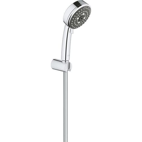 Grohe Vitalio Comfort 100 Set Doccia Completo a 3 Getti, Supporto doccia a parete non regolabile, Installazione veloce, 26176000 (1/5)