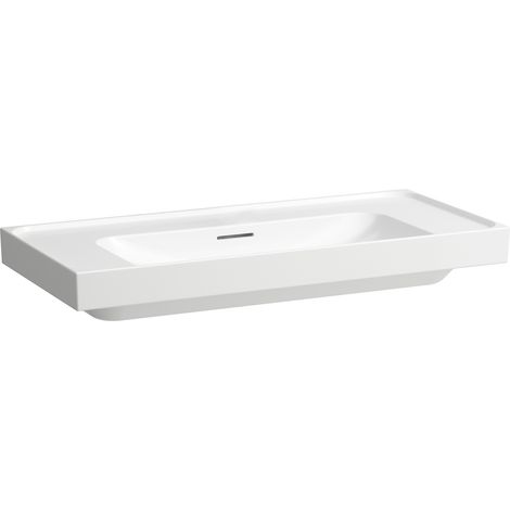 LAUFEN MEDA lavabo à poser, poncé, tablette des deux côtés,