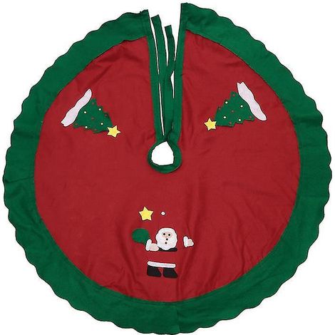 1 Stück roter Weihnachtsbaumrock