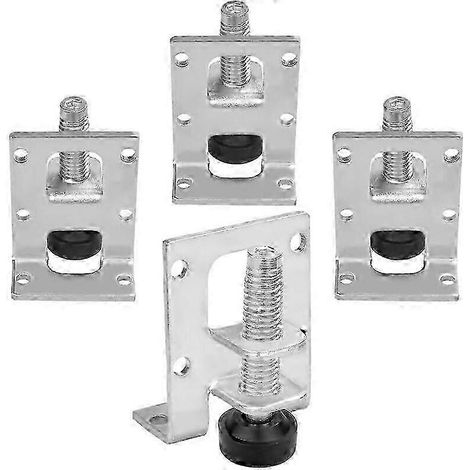 4 pieds de meuble réglables en acier, pieds de support réglables en hauteur (1/5)