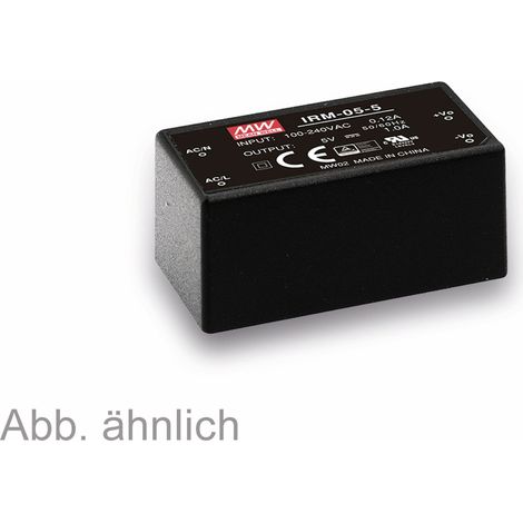 MEAN WELL AC/DC-Printnetzteil IRM-05-5, 5 V-/1 A, 5 W
