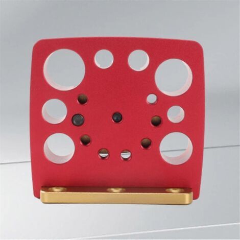 Gabarit de fabrication de tourillons à 8 trous, kit de fraisage pour tourillons ronds, outil auxiliaire BSilver (1/5)