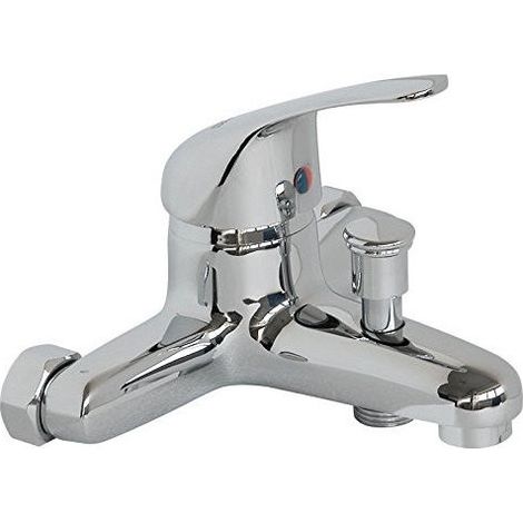 Idroblok, Gruppo Vasca con Set Doccia, Rex 40 Duplex Cromato
