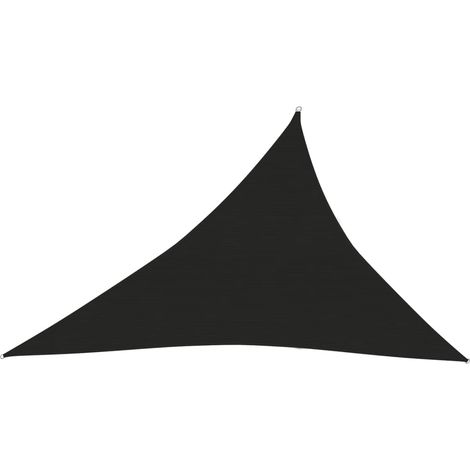 Voile toile d'ombrage parasol 160 g/m² 3 x 4 x 5 m PEHD noir