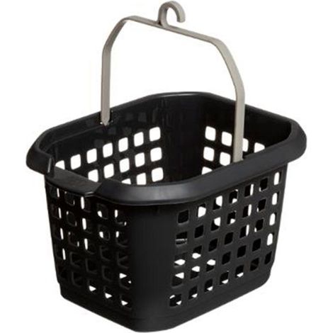 Five Simply Smart – Panier pour pinces à linge 22,5cm – Matière polypropylène – Couleur gris – Conception ergonomique pour rangement efficace (1/2)