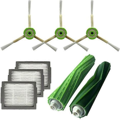 Filtre pour aspirateur brosse pour aspirateur Filtre de brosse pour aspirateur filtre de HEPA Filtre +Side Brosse +Brosse Roll pour I7 E5 E6 I Series Robot Aspirateur de remplacement Spare Pa (1/5)