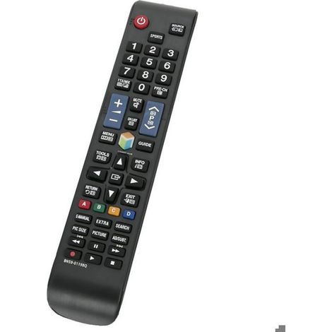 Télécommande - Pour Samsung Smart TV UE40JU6445K UE55JU6445K T32E390SX - Remplacement BN59-01198Q - 1 Pièce (1/5)