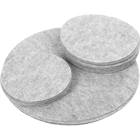 Séparateurs d'assiettes en feutre doux, protège-poêles et casseroles, gris, 48 pièces (1/5)