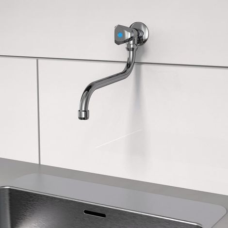 Robinet pivotant mural CARNEO chrome SCHÜTTE (1/4)