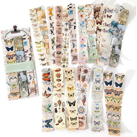 36 autocollants pour journal adhésifs, design cartoon mignon, papillons exquis, décoration maison (1/5)