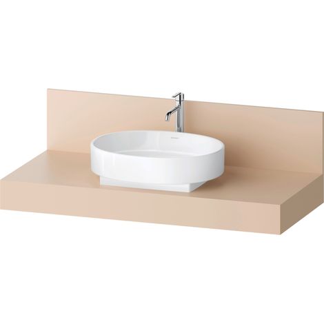 Duravit Balcoon Konsole rechteckig,  1 Ausschnitt  mittig,