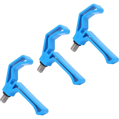 Support de canne à pêche en plastique, grand ouverture, porte-canne, support de pêche, outil de maintien, bleu (1/5)