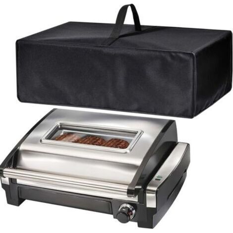 Housse anti-poussière pour barbecue d'intérieur Ninja GR101 Sizzle sans fumée et grille/Hamilton Beach Electric Indoor Grill (1/4)