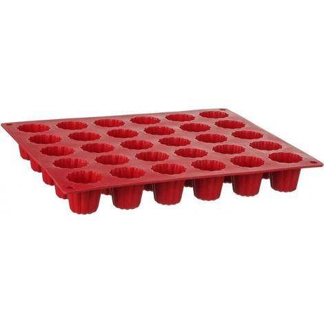 Moule en Silicone pour 30 Cupcakes et Cannelés, Ultra Résistant, Facile à Démouler, Idéal pour Pâtisserie Gourmande (1/5)