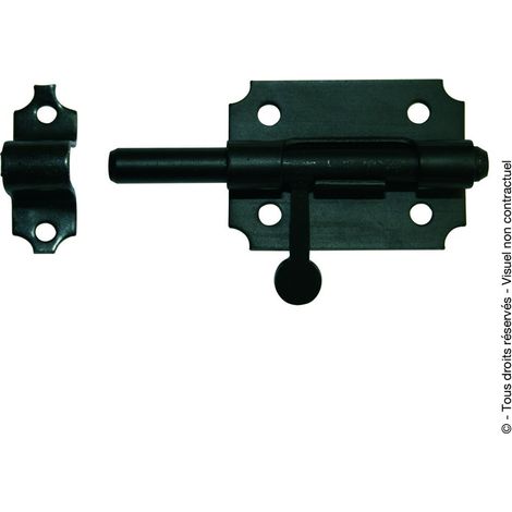 Verrou de box bouton poire acier zingué diamètre de la tige 18 mm - TORBEL INDUSTRIE