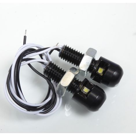 Kennzeichenbeleuchtung One für Motorrad schwarz LED / M8 P125 Neu (1/2)