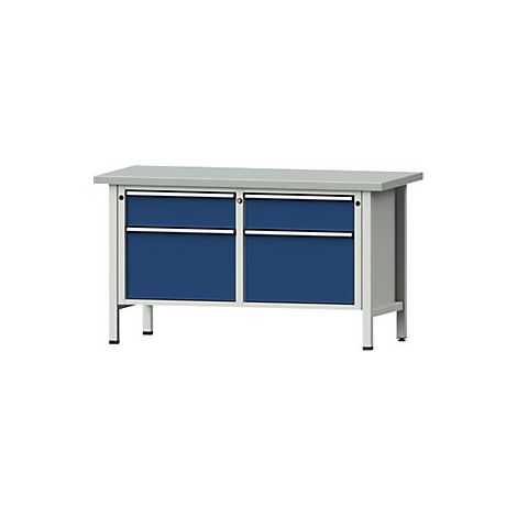 Banco de trabajo  bastidor modular  2 cajones de 180 mm  2