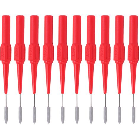 10 Stück 0,7-mm-Prüfspitzen 26.010, 4,0-mm-Durchstoßspitzen für elektronische Mess- und Diagnosegeräte