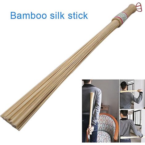 Bâton de massage corporel en bambou naturel Pat Hammer pour le fitness et la santé (1/4)