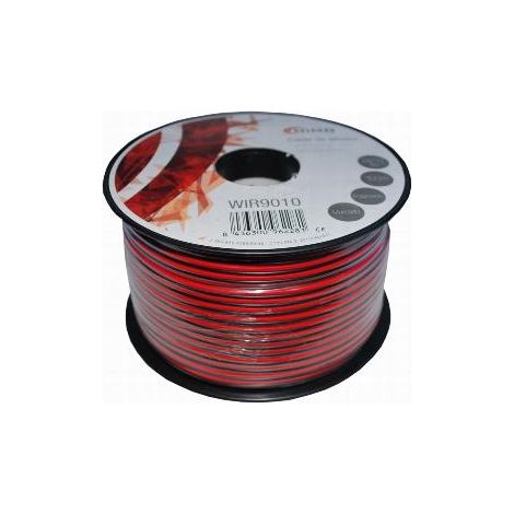 FPLUS paralelo bicolor 2x0.5 x100mts. , Cable Altavoz-Rojo/Negro-2x0.50mm²-100m.                                Alta Calidad.