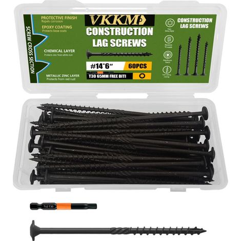 Clous à Chaînettes Noirs, 60Pcs 146" - Fixation Structures Jardin, Pépinière/Végétation, Solidaires, Pour Professionnels & Jardiniers (1/5)