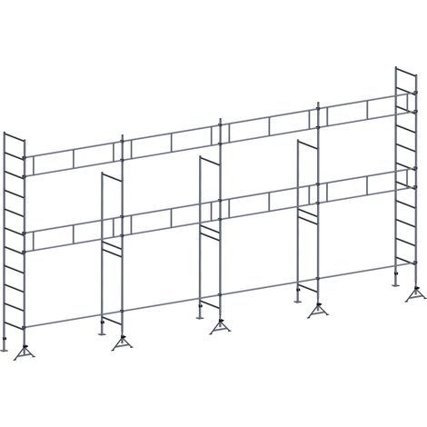 Echafaudage ES49 maçon 78 m² Garde-corps structure