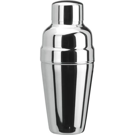 Coctelera, shaker coctelero - Deluxe, 500 ml, acero inoxidable con retenedor de hielo (1/2)