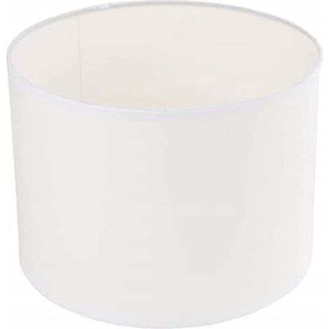 Abat-jour, rond, diamètre 25 cm, hauteur 18 cm, 100% polyester, convient pour lampe de table ou suspension (1/5)