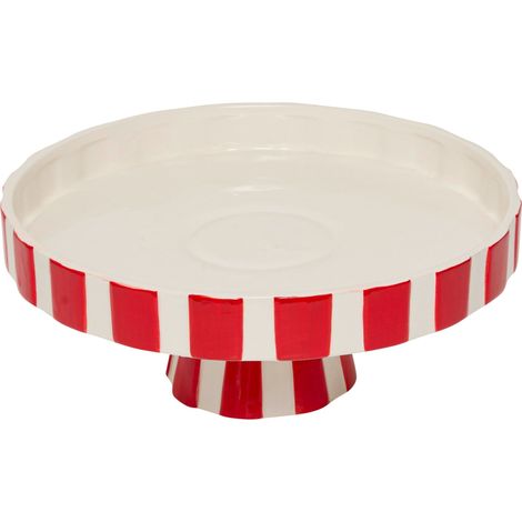 Präsentationsplatte D.27cm Keramik rot und weiß - Feeric lights & christmas (1/4)