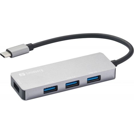 SANDBERG USB-C Hub 1xUSB3.0+3x2.0 SAVER