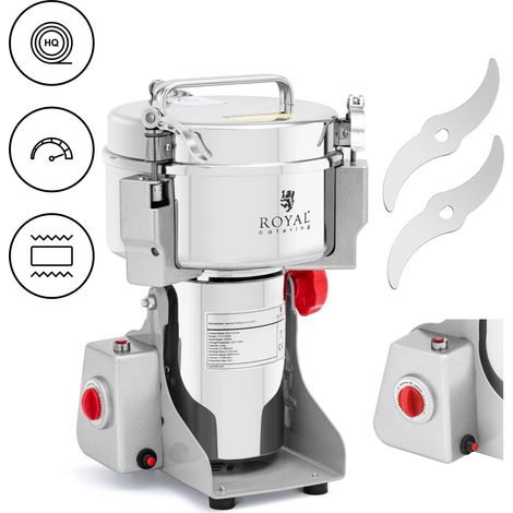 Molinillo el茅ctrico profesional para especias, hierbas, caf茅 y frutos secos. Capacidad: 1000 g. Potencia: 3000 W. (1/5)