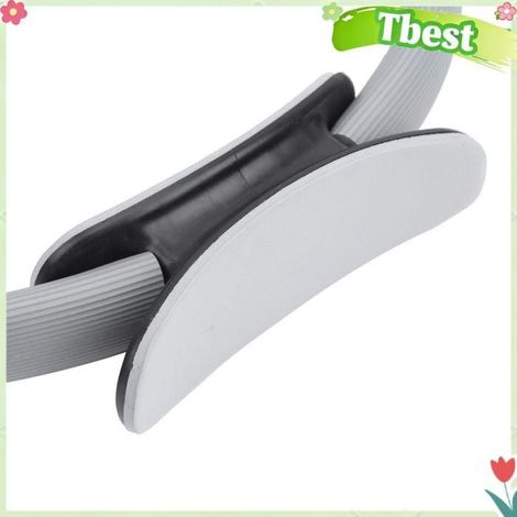 Tbest Anneau de Pilates Anneau de Yoga Fitness à Maison Cercle de Pilates Musculation Exercice Gym Anneau de sport yoga Bleu Grise