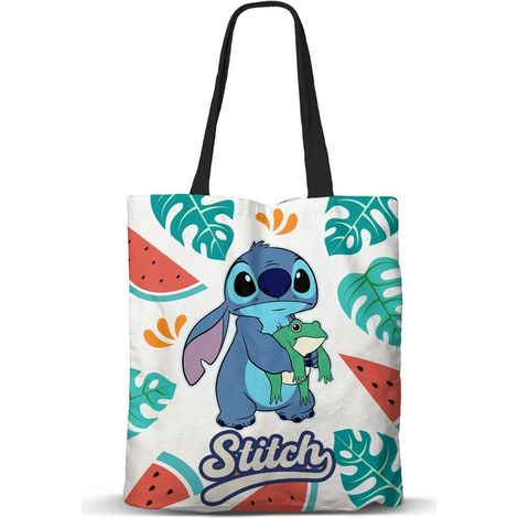 Bolsa shopping Frog Stitch Disney 40cm