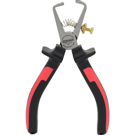 KS Tools ERGOTORQUE Abisolierzange, 180 mm, auf Hänger
