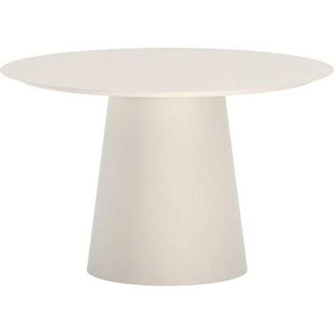 Lanzo table de jardin Ø120cm beige. (1/2)
