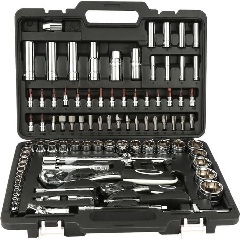 Lot de 94 clés à douille professionnelles pour réparation et modification automobile - Coffret 102094 (1/5)