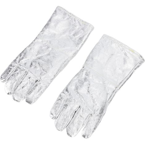 Hitzebeständige Schweißerhandschuhe, aluminisierte Schweißerhandschuhe, feuerfeste, flammhemmende Handschuhe (1/5)