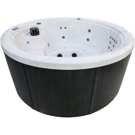 Bagno Italia Minipiscina spa relax 208 cm circolare con 33 getti ad acqua e aria per 5 persone cromoterapia (1/3)