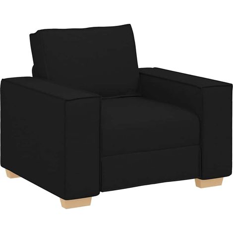 Canapé,Sofa pour Salon,Banquette Fauteuil Noir 60 cm Tissu CFW451499 (1/5)