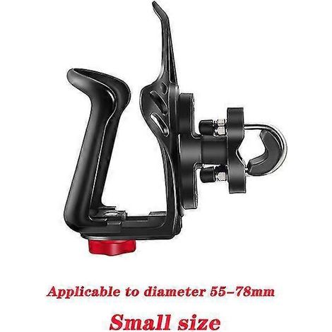 Verstellbarer Flaschenhalter für Motorräder und Fahrräder, universelle Audiohalterung, Getränkehalter für Mountainbikes (BMW, Honda, Kawasaki) – Stil C, 55–78 mm