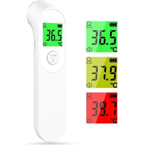Thermomètre Frontal Médical, Thermomètre Frontal Numérique à la Lecture Directe et Précise avec écran LCD pour Toute la Famille (1/4)