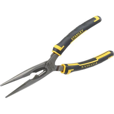 Stanley FatMax Long Nose Pliers, 200mm (8-inch) Durable Steel Construction