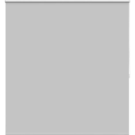 Estor enrollable opaco 144,4x175 cm, tela, ancho 140 cm, gris vidaXL (1/5)