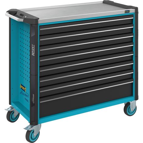 Hazet Werkstattwagen Assistent, Schubladen, flach: 7 x 81 x 870 x 398 mm, Schubladen, hoch: 1 x 166 x 870 x 398 mm, Art.Nr. 179NXXL-8 (1/5)